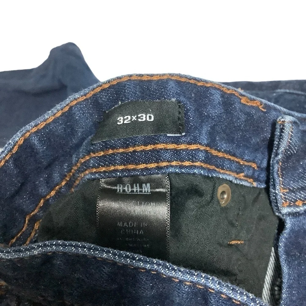 ROHM Men’s Slim Fit Jeans Size 32 / 30 Dark Blue Wash